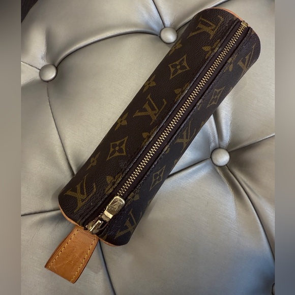Louis Vuitton Handbags - Auth Louis Vuitton Trousse Ronde Pouch Monogram Pen Case *AS IS*